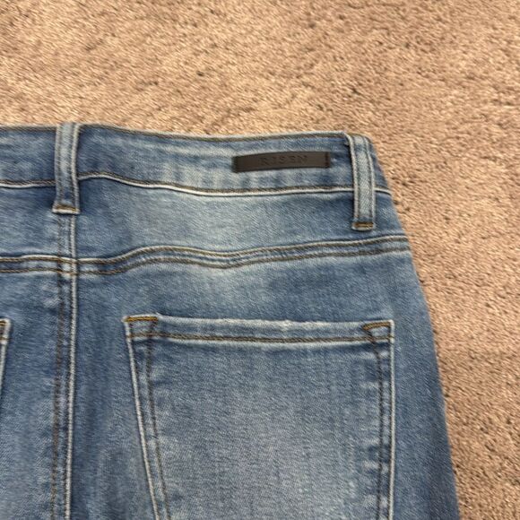 Risen! Size 5/27 like new! Frayed hem and stretchy ! Crop! - Picture 7 of 10